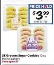 Winn Dixie SE Grocers Sugar Cookies offer
