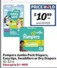 Winn Dixie Pampers Jumbo Pack Diapers offer