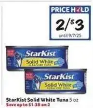 Winn Dixie StarKist Solid White Tuna offer