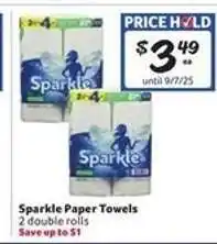 Winn Dixie Sparkle Paper Towels offer