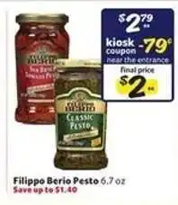 Winn Dixie Filippo Berio Pesto offer