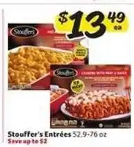 Winn Dixie Stouffer's Entrées offer