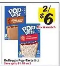 Winn Dixie Kellogg's Pop-Tarts offer