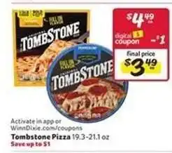 Winn Dixie TombStone Pizza offer