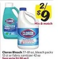 Winn Dixie Clorox Bleach offer