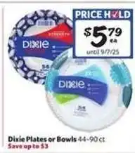 Winn Dixie Dixie Plates Or Bowls offer