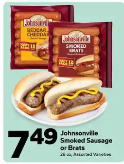 Save a Lot Johnsonville Smoked Sausage or Brats offer