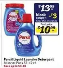 Winn Dixie Persil Liquid Laundry Detergent offer