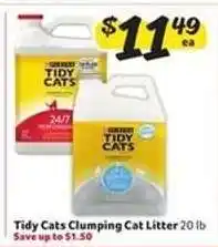 Winn Dixie Tidy Cats Clumping Cat Litter offer
