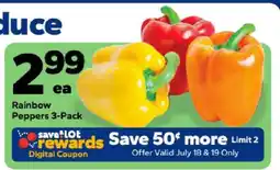 Save a Lot Rainbow Peppers 3-Pack offer