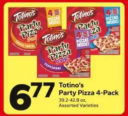 Save a Lot Totino's Party Pizza 4-Pack offer