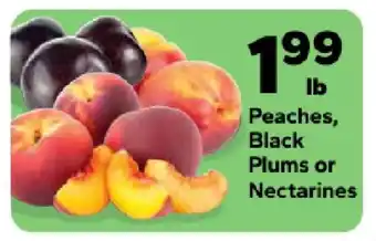 Save a Lot Peaches, Black Plums or Nectarines offer
