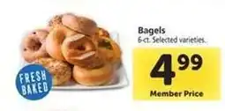 Safeway Bagels offer