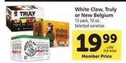 Safeway White Claw, Truly or New Belgium offer
