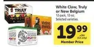 Safeway White Claw, Truly or New Belgium offer