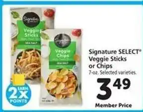 Safeway Signature SELECT Veggie Sticks or Chips offer