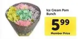 Safeway Ice Cream Pom Bunch offer