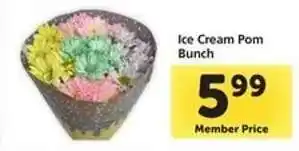 Safeway Ice Cream Pom Bunch offer