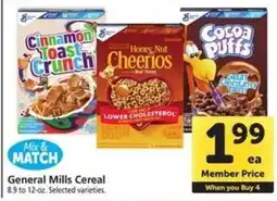 Safeway General Mills Cereal offer