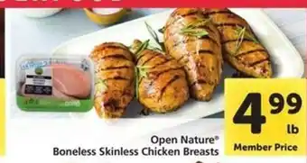 Safeway Open Nature Boneless Skinless Chicken Breasts offer