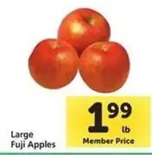Safeway Large Fuji Apples offer