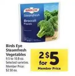Safeway Birds Eye Steamfresh Vegetables offer