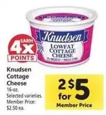 Safeway Knudsen Cottage Cheese offer