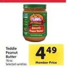 Safeway Teddie Peanut Butter offer