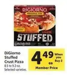 Safeway DiGiorno Stuffed Crust Pizza offer
