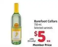 Safeway Barefoot Cellars offer
