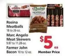 Safeway Rosina Meatballs offer