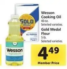 Safeway Wesson Cooking Oil & Gold Medal Flour offer