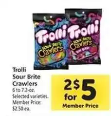 Safeway Trolli Sour Brite Crawlers offer