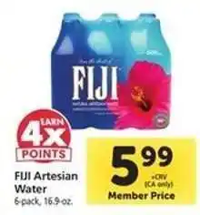 Safeway FIJI Artesian Water offer
