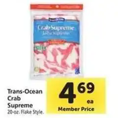 Safeway Trans Ocean Crab Supreme offer
