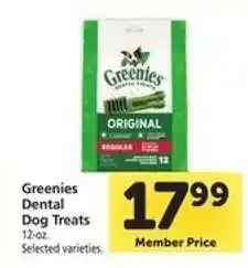 Safeway Greenies Dental Dog Treats offer