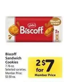 Safeway Biscoff Sandwich Cookies offer
