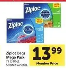 Safeway Ziploc Bags Mega Pack offer