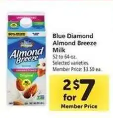 Safeway Blue Diamond Almond Breeze Milk offer