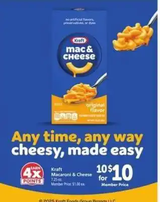 Safeway Kraft Macaroni & Cheese offer
