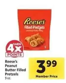 Safeway Reese’s Peanut Butter Filled Pretzels offer
