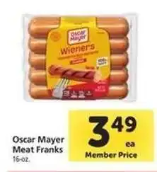 Safeway Oscar Mayer Meat Franks offer