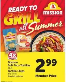 Safeway Mission Soft Taco Tortillas offer