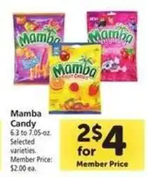 Safeway Mamba Candy offer