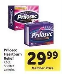 Safeway Prilosec Heartburn Relief offer