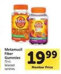 Safeway Metamucil Fiber Gummies offer