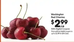 Kroger Washington Red Cherries offer