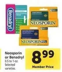 Safeway Neosporin or Benadryl offer