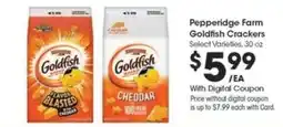 Kroger Pepperidge Farm Goldfish Crackers offer