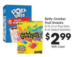 Kroger Betty Crocker Fruit Snacks offer